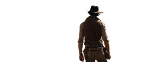 Rugged Cowboy V2 Vinyl Car Decal Sticker – Waterproof & UV-Resistant 2.3466666666666667"