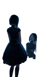 Gothic Girl Reflection Vinyl Car Decal Sticker – Waterproof & UV-Resistant 4.8533333333333335" Gothic Girl Reflection Vinyl Car Decal Sticker – Waterproof & UV-Resistant 4.8533333333333335"