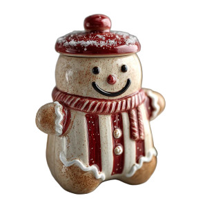 Gingerbread Cookie Jar Vinyl Car Decal Sticker – Waterproof & UV-Resistant 3.4133333333333336"