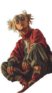 Boruto Cosplay Woman Vinyl Car Decal Sticker – Waterproof & UV-Resistant 9.706666666666667"