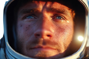 Astronaut'S Gaze V4 Vinyl Car Decal Sticker – Waterproof & UV-Resistant 5.97333333333333