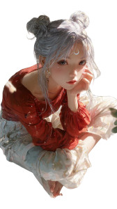 Moon Hare Warrior Vinyl Car Decal Sticker – Waterproof & UV-Resistant 9.706666666666667"