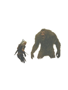 Geralt Vs Troll Vinyl Car Decal Sticker – Waterproof & UV-Resistant 8.213333333333333"