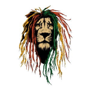 Rastafarian Lion Vinyl Car Decal Sticker – Waterproof & UV-Resistant 6.826666666666667" Rastafarian Lion Vinyl Car Decal Sticker – Waterproof & UV-Resistant 6.826666666666667"