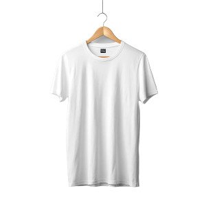 White T-Shirt V4 Vinyl Car Decal Sticker – Waterproof & UV-Resistant 6.826666666666667"