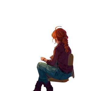 Red-Haired It Girl Vinyl Car Decal Sticker – Waterproof & UV-Resistant 6.826666666666667" Red-Haired It Girl Vinyl Car Decal Sticker – Waterproof & UV-Resistant 6.826666666666667"