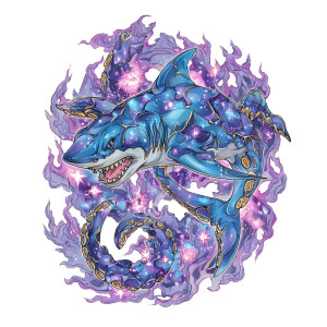 Sharktopus Vinyl Car Decal Sticker – Waterproof & UV-Resistant 6.826666666666667"