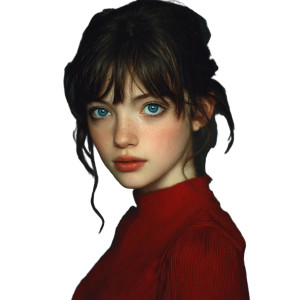 Blue-Eyed Girl V2 Vinyl Car Decal Sticker – Waterproof & UV-Resistant 3.4133333333333336" Blue-Eyed Girl V2 Vinyl Car Decal Sticker – Waterproof & UV-Resistant 3.4133333333333336"