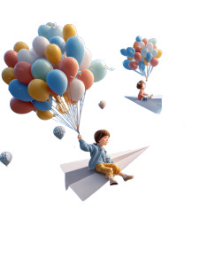 Floating With Balloons V3 Vinyl Car Decal Sticker – Waterproof & UV-Resistant 4.1066666666666665" Floating With Balloons V3 Vinyl Car Decal Sticker – Waterproof & UV-Resistant 4.1066666666666665"
