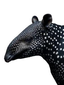 Malayan Tapir Vinyl Car Decal Sticker – Waterproof & UV-Resistant 8.213333333333333"