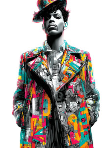 Ziggy Stardust Prince Vinyl Car Decal Sticker – Waterproof & UV-Resistant 8.213333333333333"