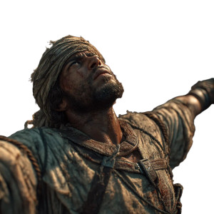 Beaten Arab Man Vinyl Car Decal Sticker – Waterproof & UV-Resistant 3.4133333333333336"