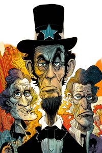 Presidential Band Cartoon Vinyl Car Decal Sticker – Waterproof & UV-Resistant 4.4