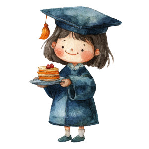 Smiling Girl Cake Vinyl Car Decal Sticker – Waterproof & UV-Resistant 3.4133333333333336"