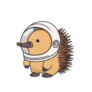 Astronaut Echidna Vinyl Car Decal Sticker – Waterproof & UV-Resistant 6.826666666666667" Astronaut Echidna Vinyl Car Decal Sticker – Waterproof & UV-Resistant 6.826666666666667"