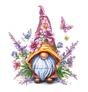 Adorable Gnome V6 Vinyl Car Decal Sticker – Waterproof & UV-Resistant 3.5733333333333333"