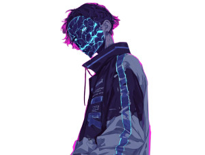 Cyberpunk Teen Mask Vinyl Car Decal Sticker – Waterproof & UV-Resistant 6.1866666666666665" Cyberpunk Teen Mask Vinyl Car Decal Sticker – Waterproof & UV-Resistant 6.1866666666666665"