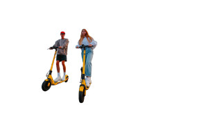 Electric Scooter Ride V4 Vinyl Car Decal Sticker – Waterproof & UV-Resistant 5.4