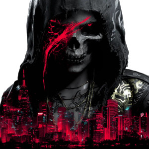 Cyberpunk Skeleton V2 Vinyl Car Decal Sticker – Waterproof & UV-Resistant 6.826666666666667"