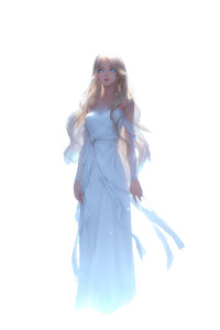 Blonde Angel V2 Vinyl Car Decal Sticker – Waterproof & UV-Resistant 4.4