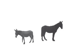 Donkey And Horse V2 Vinyl Car Decal Sticker – Waterproof & UV-Resistant 5.97333333333333