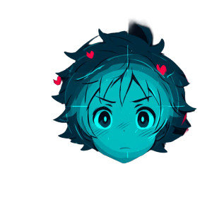 Anime Radar Love Vinyl Car Decal Sticker – Waterproof & UV-Resistant 3.4133333333333336"
