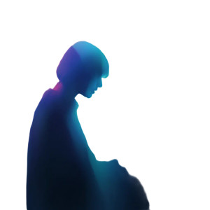 Ethereal Abstract Portrait V2 Vinyl Car Decal Sticker – Waterproof & UV-Resistant 6.826666666666667"