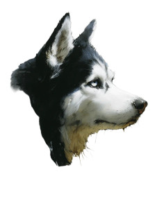 Siberian Husky Portrait V3 Vinyl Car Decal Sticker – Waterproof & UV-Resistant 4.1066666666666665"