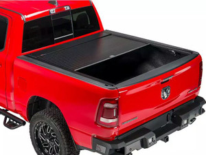 2021-2022 Ford F-350 Super Duty,F-250 Super Duty | Power Retractable Tonneau Cover | Black Aluminium | Lockable | Low Profile | Easy Install