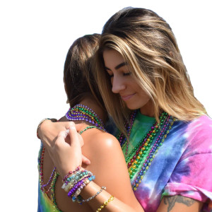 Pride Parade Hug Vinyl Car Decal Sticker – Waterproof & UV-Resistant 6.826666666666667"