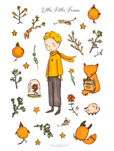 Little Prince Stickers V5 Vinyl Car Decal Sticker – Waterproof & UV-Resistant 8.213333333333333"