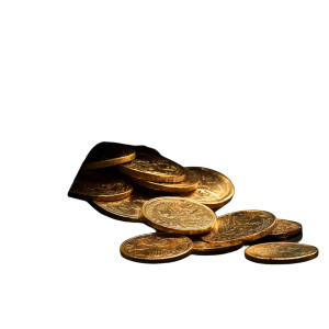 Golden Coins Spill Vinyl Car Decal Sticker – Waterproof & UV-Resistant 3.4133333333333336" Golden Coins Spill Vinyl Car Decal Sticker – Waterproof & UV-Resistant 3.4133333333333336"