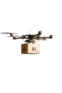 Ai-Powered Drone Vinyl Car Decal Sticker – Waterproof & UV-Resistant 4.4