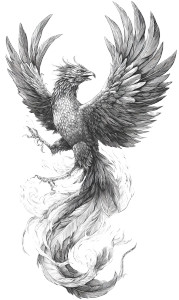Majestic Phoenix Rising V10 Vinyl Car Decal Sticker – Waterproof & UV-Resistant 4.746666666666667"