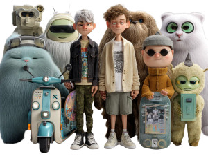 3D Characters V2 Vinyl Car Decal Sticker – Waterproof & UV-Resistant 6.1866666666666665"