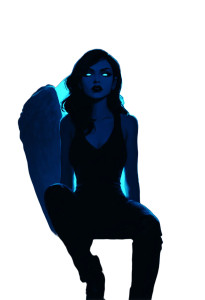 Winged Fantasy Woman V2 Vinyl Car Decal Sticker – Waterproof & UV-Resistant 8.746666666666666"