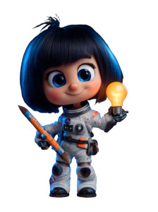 Chibi Space Artist Vinyl Car Decal Sticker – Waterproof & UV-Resistant 4.213333333333333" Chibi Space Artist Vinyl Car Decal Sticker – Waterproof & UV-Resistant 4.213333333333333"