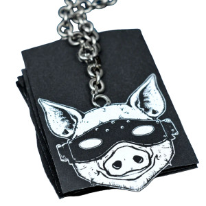 Masked Pig Sketch Vinyl Car Decal Sticker – Waterproof & UV-Resistant 6.826666666666667"