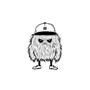 Angry Cartoon Monster Vinyl Car Decal Sticker – Waterproof & UV-Resistant 6.826666666666667"