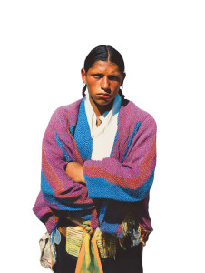 Pueblo Indian Portrait Vinyl Car Decal Sticker – Waterproof & UV-Resistant 8.213333333333333"