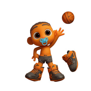 Pixar-Style Orange Baby Vinyl Car Decal Sticker – Waterproof & UV-Resistant 6.826666666666667" Pixar-Style Orange Baby Vinyl Car Decal Sticker – Waterproof & UV-Resistant 6.826666666666667"