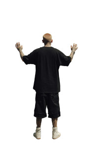 Gangster Fashion Editorial Vinyl Car Decal Sticker – Waterproof & UV-Resistant 8.96"