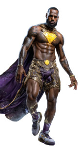 Godlike Lebron James Vinyl Car Decal Sticker – Waterproof & UV-Resistant 4.8533333333333335"