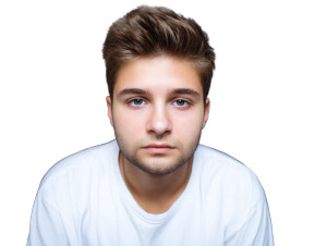 Male Headshot Vinyl Car Decal Sticker – Waterproof & UV-Resistant 6.1866666666666665"