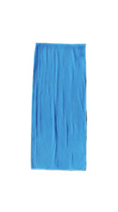 Turquoise Beach Towel Vinyl Car Decal Sticker – Waterproof & UV-Resistant 9.706666666666667"