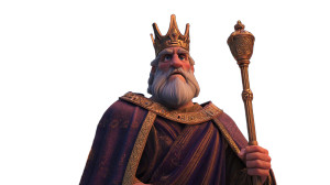 Regal Babylonian King Vinyl Car Decal Sticker – Waterproof & UV-Resistant 2.72"