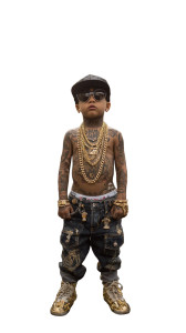 Thug Toddler Vinyl Car Decal Sticker – Waterproof & UV-Resistant 9.706666666666667"