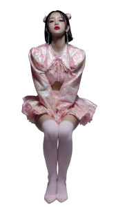 Fashionable Asian Woman V8 Vinyl Car Decal Sticker – Waterproof & UV-Resistant 4.8533333333333335"