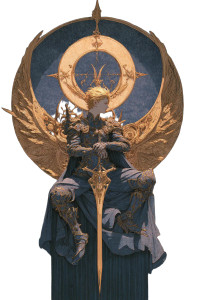 Fallen Angel Throne Vinyl Car Decal Sticker – Waterproof & UV-Resistant 4.426666666666667"