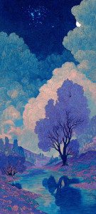 Psychedelic Unicorn Illustration Vinyl Car Decal Sticker – Waterproof & UV-Resistant 10.8